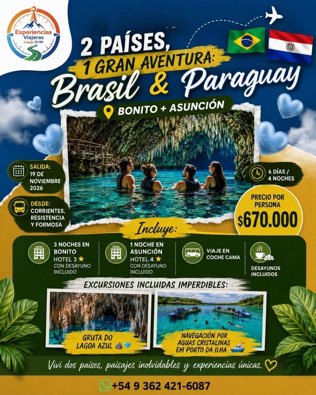 Oferta Brasil y Paraguay